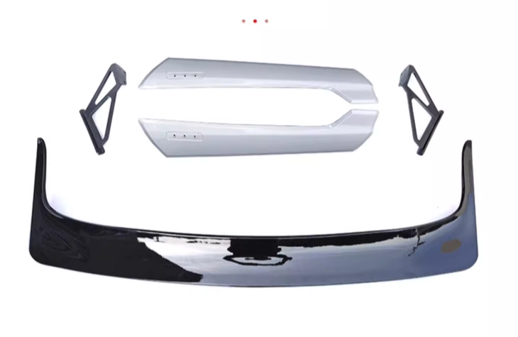 SWA 2022-2025 11th Gen Civic Hatchback Gloss Black TypeR Style Wing with Painted Panel Bases (no drilling needed)