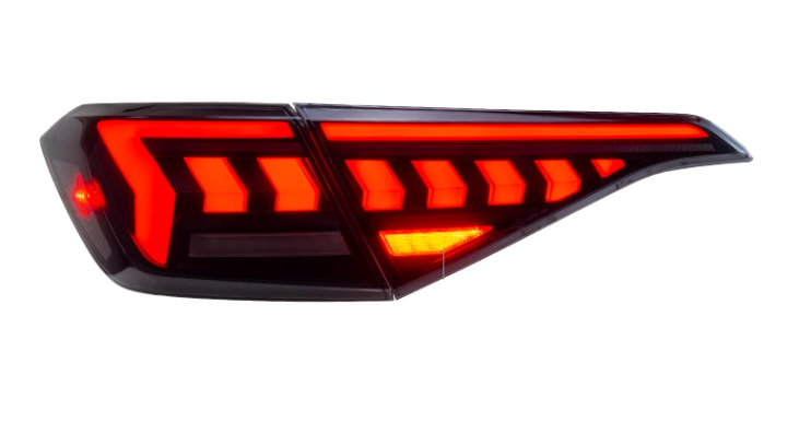 SWA 2022-2025 11th Gen Honda Civic Sedan V4 Cyber Tail Lights LED Assembly