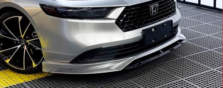 2023-2025 11th Gen Honda Accord Akasaka 4 PC Front Lip Splitter (Painted) BY Akasaka Design