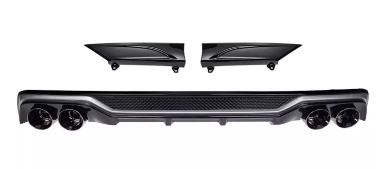 SWA 2023-2025 11th Gen Honda Accord Akasaka Rear Diffuser with Side Spats and Quad Tips (Painted) BY Akasaka Design