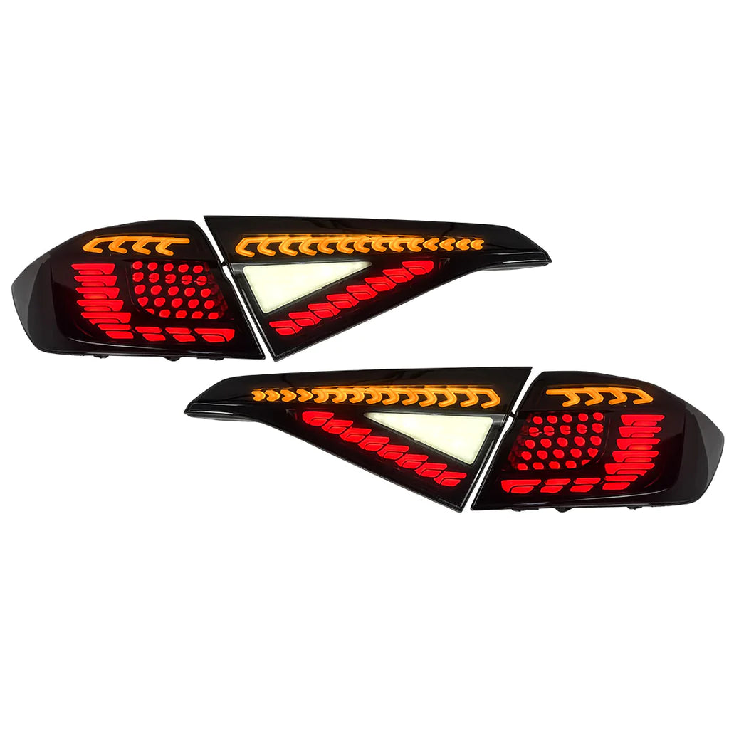 2022-2025  11th Gen Honda Civic Sedan V3 Dragon Scales Tail Lights