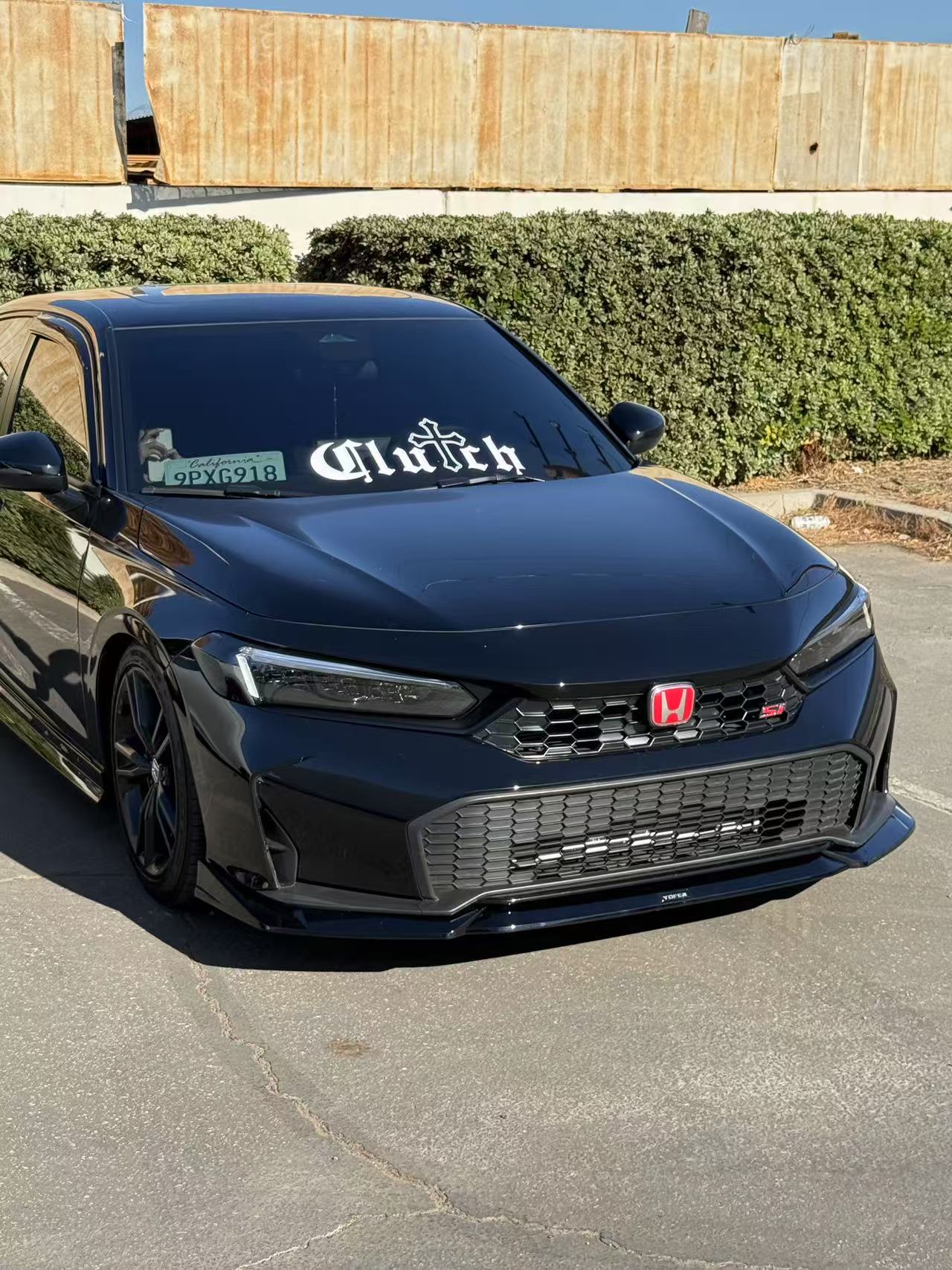 2025+ 11th Gen Civic (Facelifted) YOFER 3 Pc Front Lip (Gloss Black)