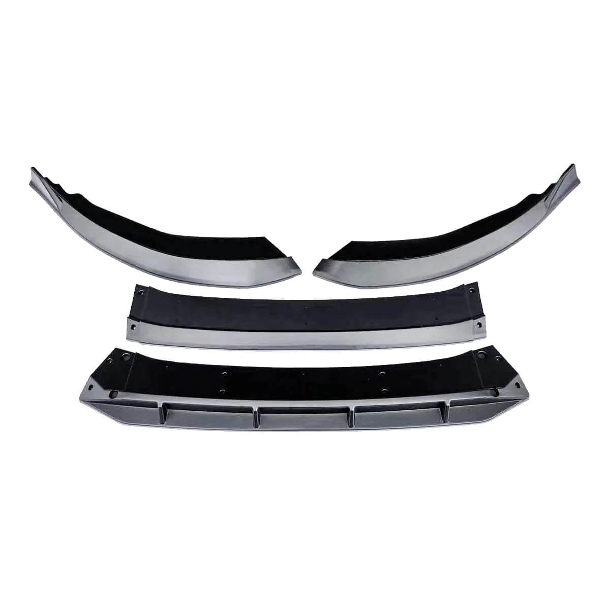 SWA 2023 2025 11th Gen Honda Accord V1 ABS Gloss black 4pc Front Bumper Lip Splitter