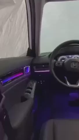 Load and play video in Gallery viewer, SWA 2022-2025 11th Gen Civic V2 LED Atmosphere Ambient Lighting With Switch Control