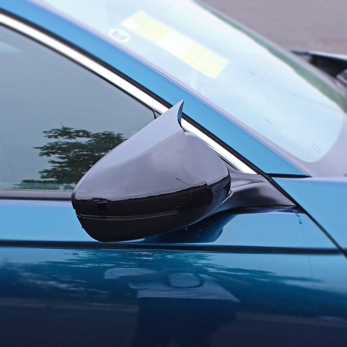 SWA 2023-2025 11th Gen Honda Accord  Gloss black ABS Ox Horn Rear View Side Mirror Covers