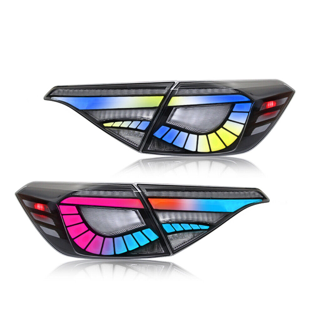 SWA 2022-2025 11th Gen Honda Civic V1 Demon Eye Sequential Tail Lights Assembly (RGB Version) With APP Control