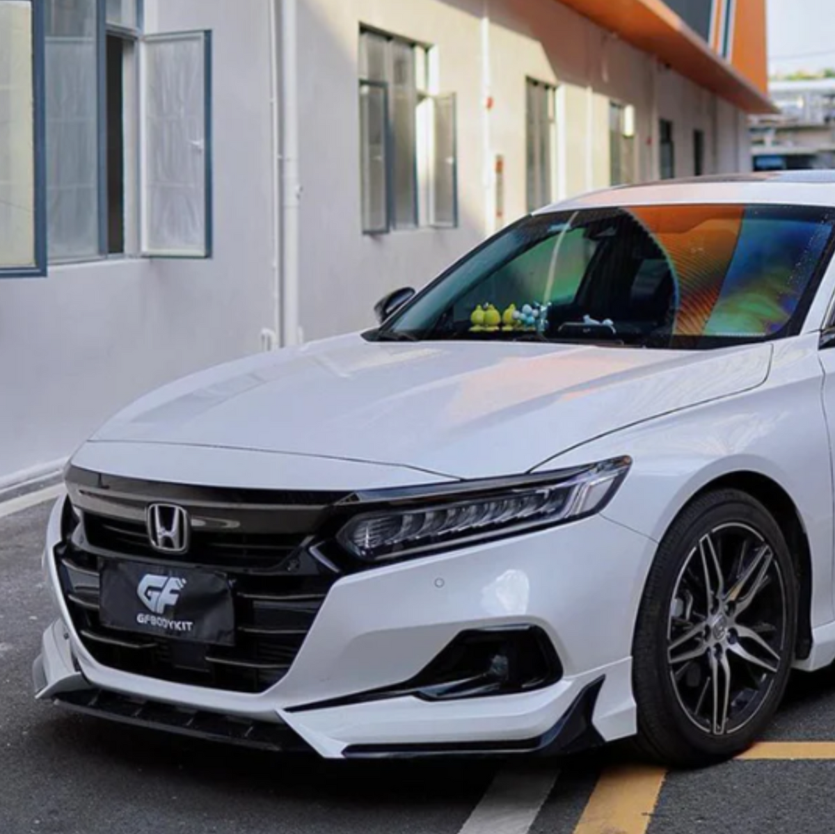 Front Bumper Lip Splitter Kit For 2021-2022 Honda Accord – Modern Steel Metallic (10.5th Gen)