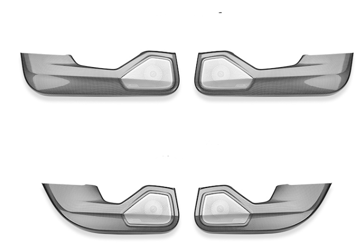 SWA 2022-2025 11th Gen Civic Sedan an Hatchback Door Panel anti-kick covers (4pcs)