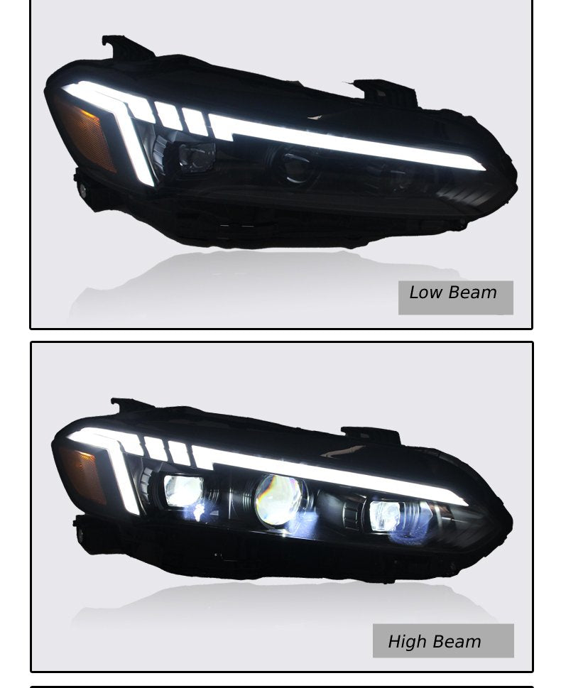 2022-2025 11th Gen Civic Sequential Headlights (Sedan and Hatchback)- Passenger And Driver Side- FULL LED