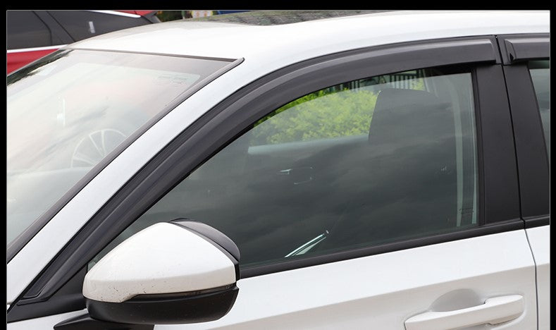SWA 2022-2024  11th Gen Honda Civic 6 Pcs Gloss Black Window Visors (Sedan )