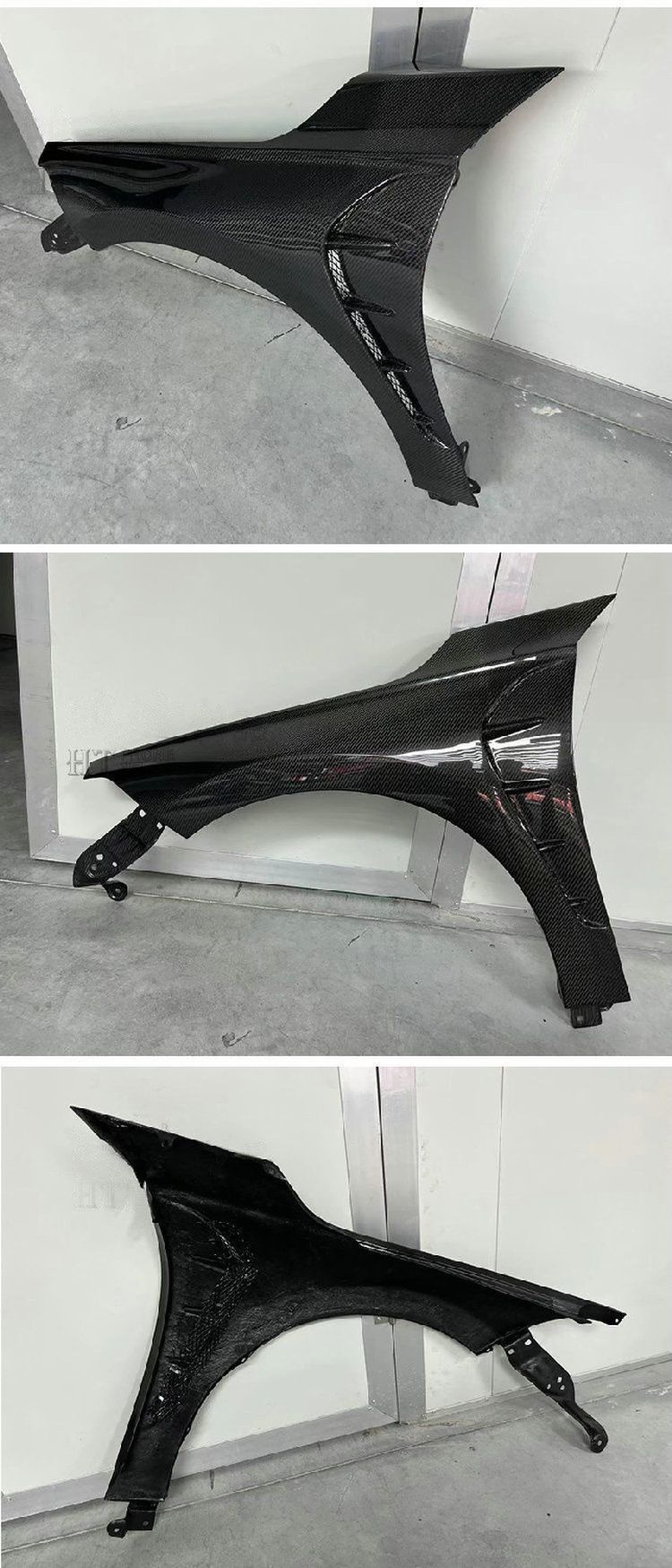 2022-2025 11th Gen Honda Civic Aftermarket Real Carbon Fiber Fender Set (Sedan and Hatchback)