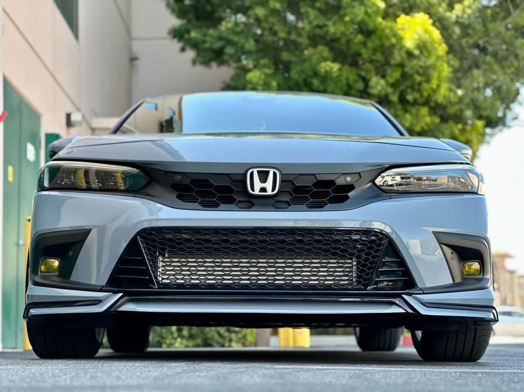 SWA 2022-23 11th Gen Civic Sedan and Hatchback Type-R Style Lower Mesh Grill Direct USA Standard Fitment