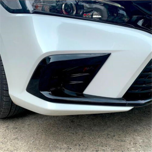 SWA 2022-2024  11th Gen Civic Sedan and Hatch Back Front Bezel/Fog Light Lamp Cover Trim (Gloss Black ) ABS 2 PCS