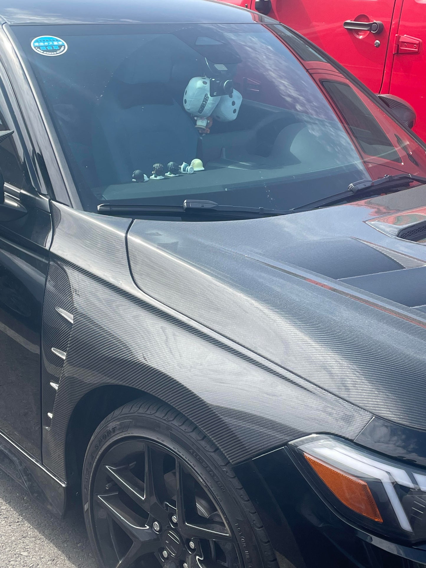 2022-2025 11th Gen Honda Civic Aftermarket Real Carbon Fiber Fender Set (Sedan and Hatchback)