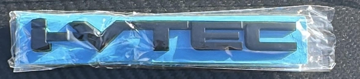 2022-2025 11th Gen Civic Black Out Rear Emblems