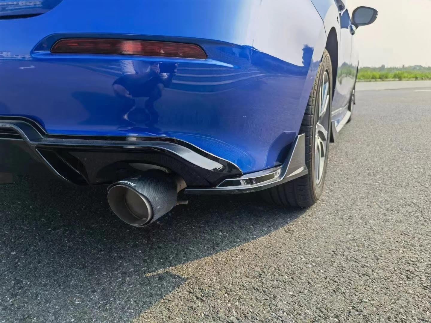 SWA 2022-2024  11th Gen Civic Sedan FE-C competition Gloss Black Diffuser+Spats Set