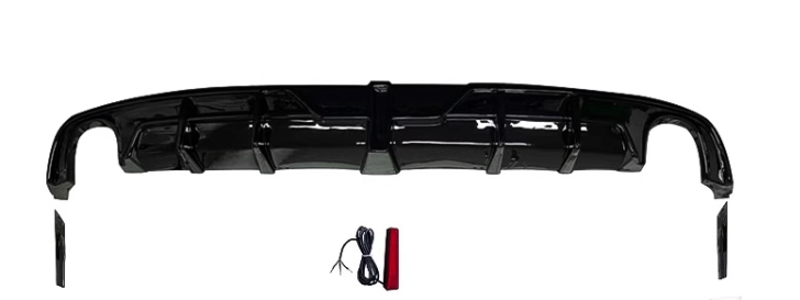 2022-2025 11th Gen Civic Gloss Black Diffuser with 3rd Brake Light For Sedan  BY GF Body Kit