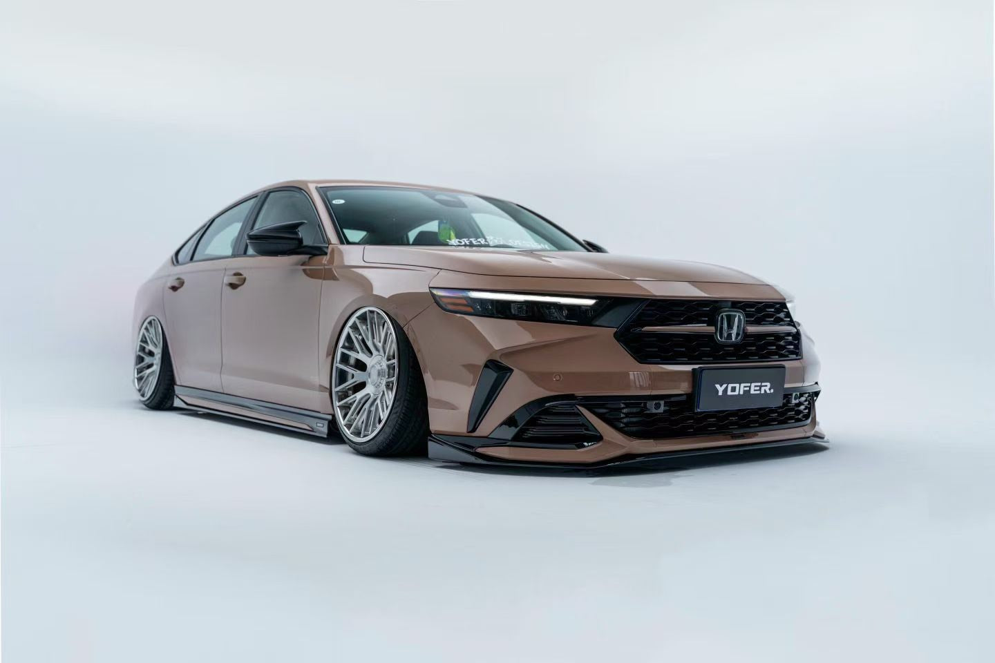 
                  
                    SWA 2023-2025 11th Gen Honda Accord Yofer Night Shadow Color Matched 3 PC Front Bumper By YOFER DESGIN
                  
                