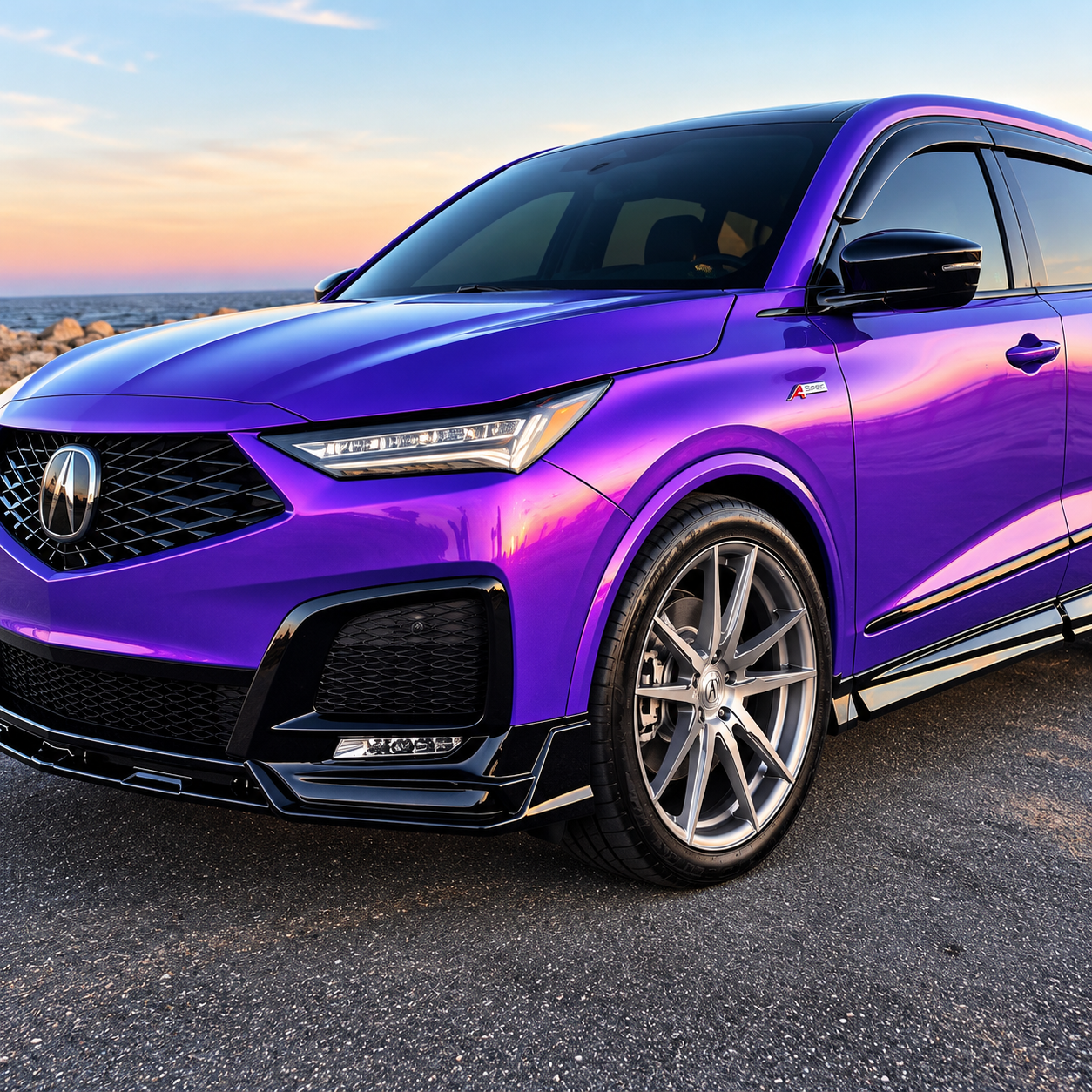 
                  
                    PRE-ORDER SWA 2025–2027 Acura MDX 3pc Glossy Black Front Splitter/Lip By SWA Design
                  
                