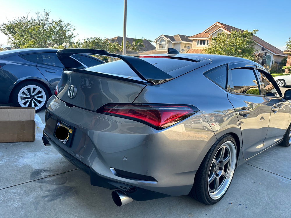 2023-2025 SWA 5th Gen DE4 Acura Integra 3 PCS Gloss Black DC5 Inspired Trunk Spoiler wing BY SWA Desgin
