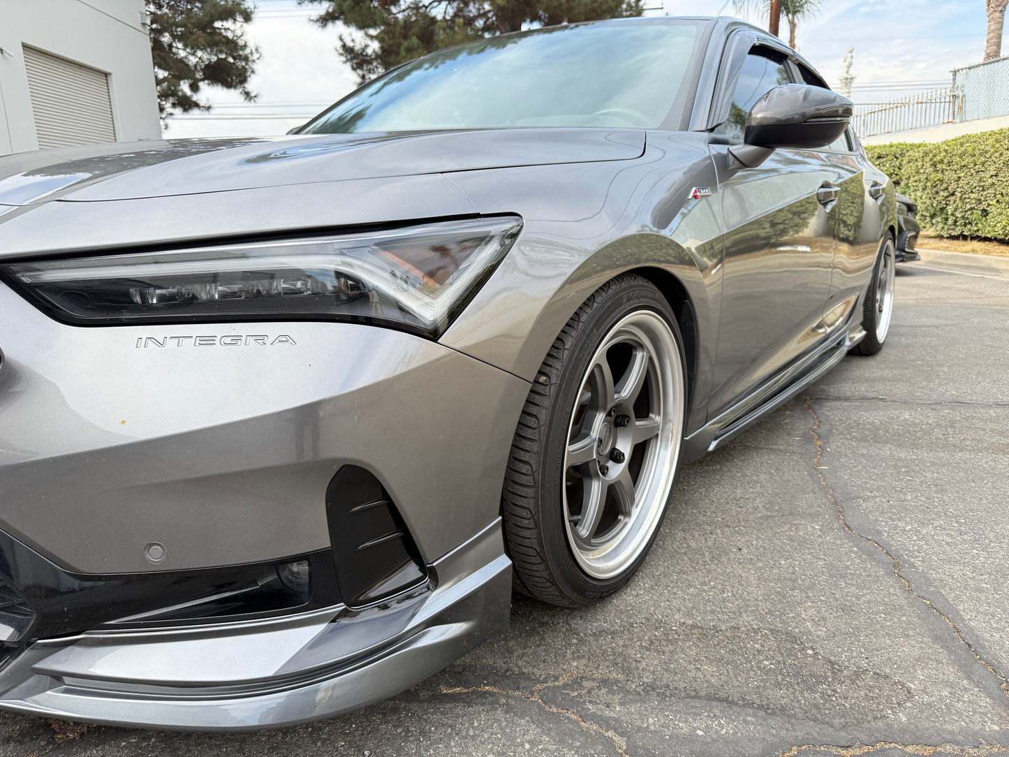 GF Bodykit Gloss Black Pearl Side Skirt Extensions For 2023-2025 Acura Integra DE4 (Type S, A-Spec, Base)