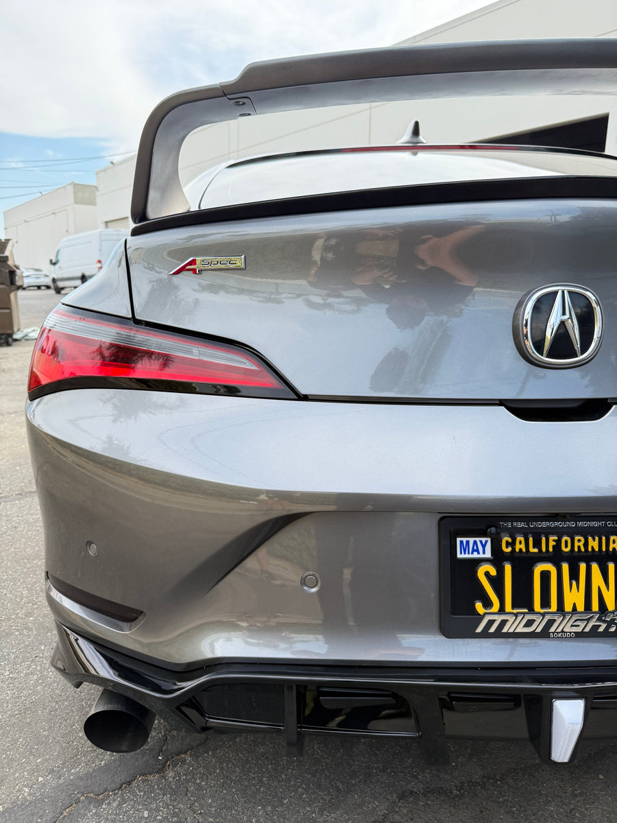 2023-2025 SWA 5th Gen DE4 Acura Integra Gloss Black Rear Diffuser(repl ...