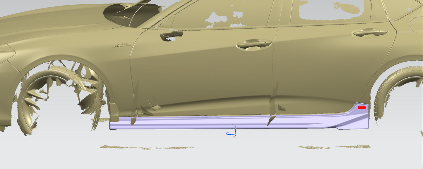 
                  
                    (PRE-ORDER) 2021-2025 SWA 2th Gen Acura TLX Paint Matched Side Skirts BY SWA Desgin
                  
                