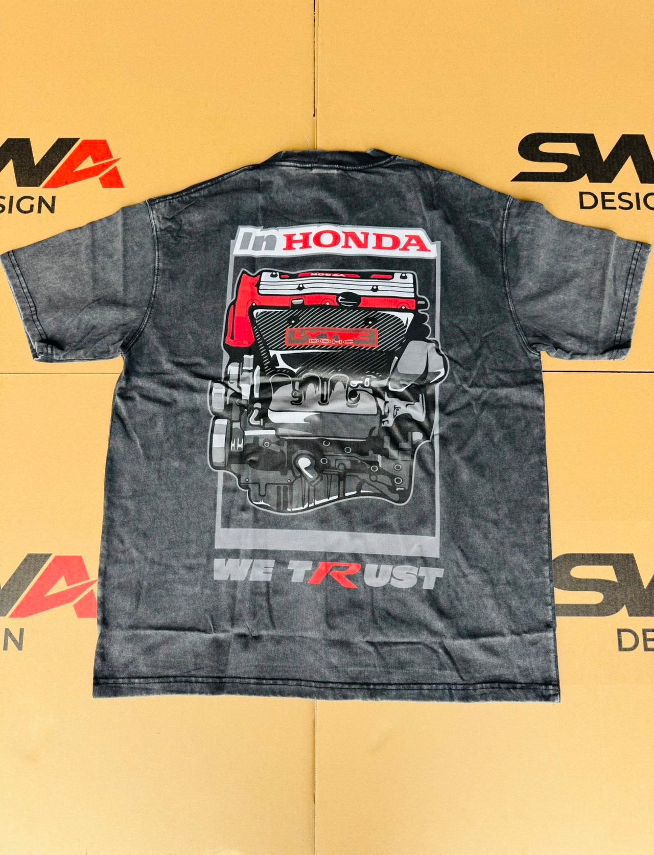 
                  
                    SWA "In Honda We Trust" Cotton Short Sleeves T-Shirt
                  
                