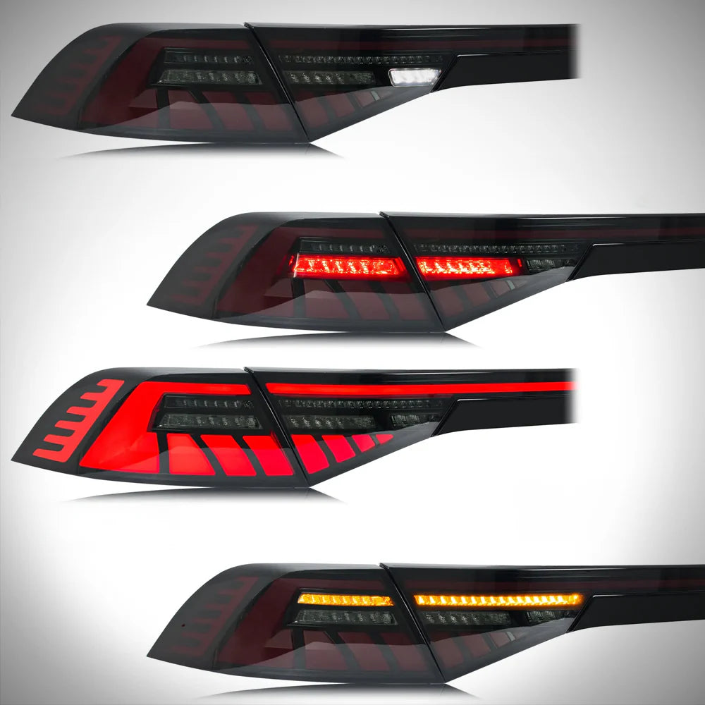 SWA  2023-25 11th Gen Honda Accord V2 Audi RS7 Style LED Tail Lights Assembly BY NewSpeed