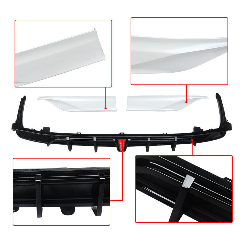 
                  
                    SWA 2022-2024 10th Gen Honda Accord V2 Rear Diffuser with 3rd Brake Light + Corner Apron Spats BY Yofer
                  
                