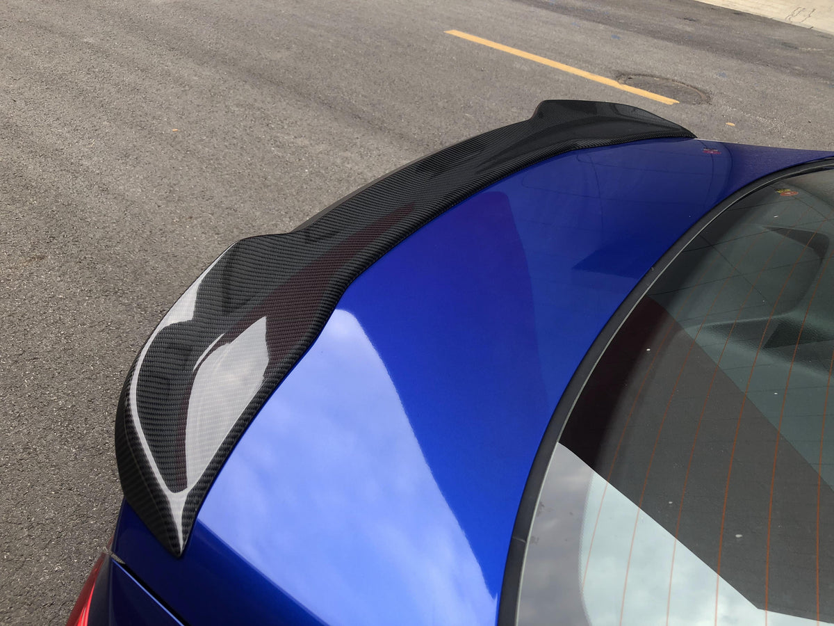 SWA 2022-2024 Honda Civic 11th Gen Sedan Carbon Fiber M Style Spoiler ...