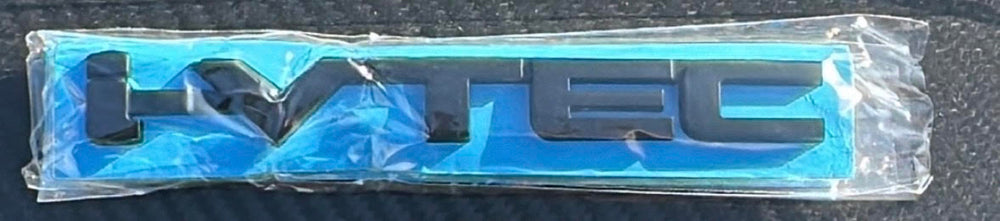 2022-2025 11th Gen Civic Black Out Rear Emblems